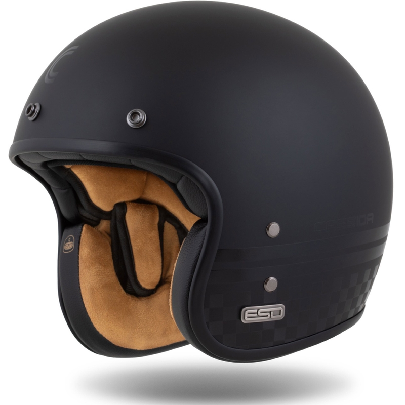 Offener Helm Cassida Eso Forty Nine mattschwarz
