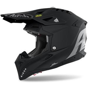 Motocross-Helm Airoh Aviator 3.0 Farbe 2024 Schwarz Matt