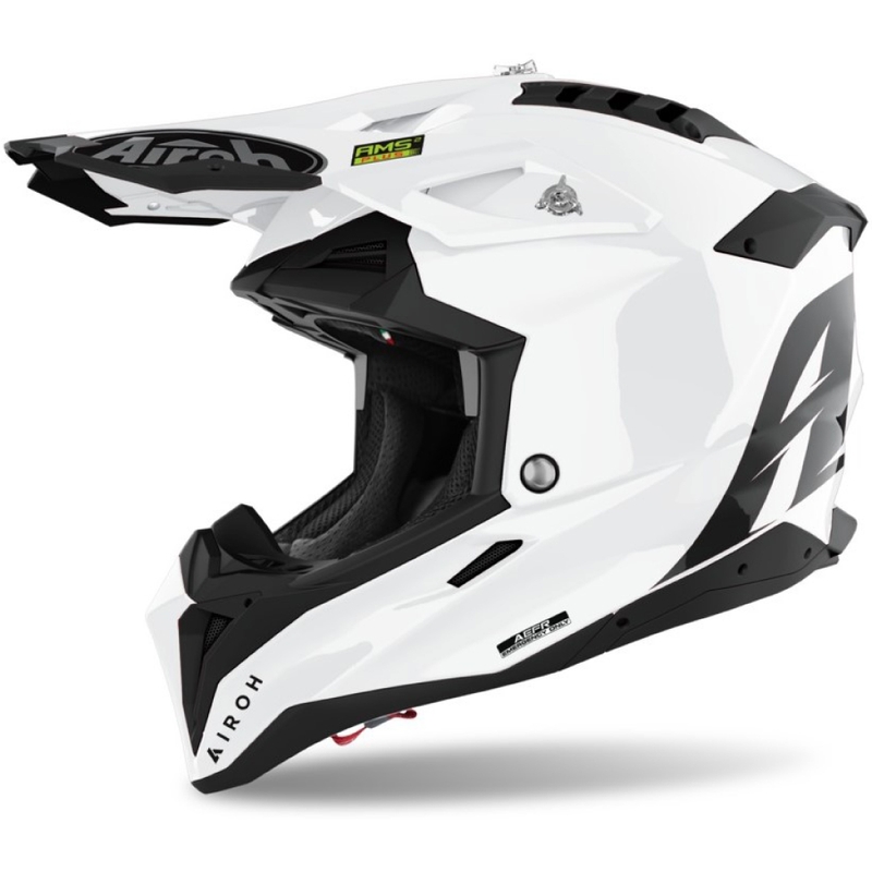 Airoh Aviator 3.0 Color Motocrosshelm weiß glänzend