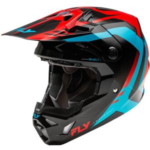 Motocross-Helm FLY Racing Formula CP rot-schwarz-blau