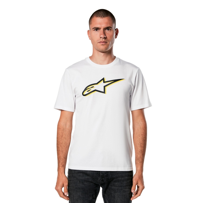 T-Shirt Alpinestars Ageless Shadow CSF weiß-schwarz