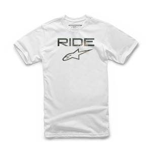 T-Shirt Alpinestars Ride 2.0 Camo weiß-camo