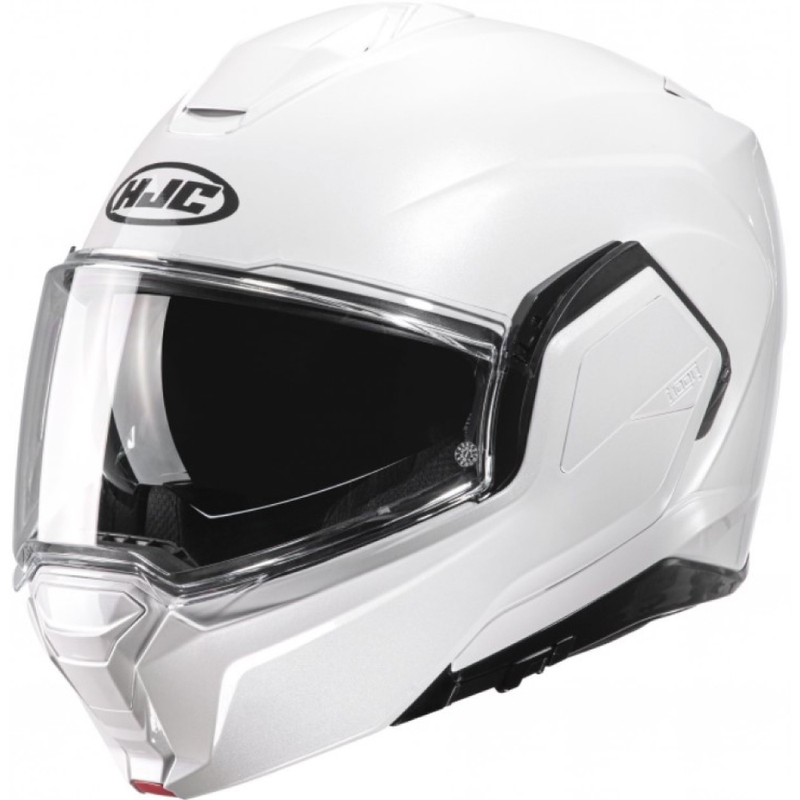 HJC I100 Solid pearl white klappbarer Motorradhelm