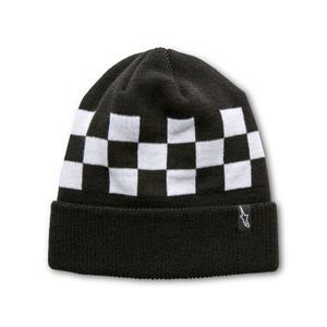 Alpinestars Karierte Mütze schwarz-weiß