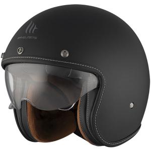 Offener Motorradhelm MT Le Mans 2 SV S SOLID A1 mattschwarz