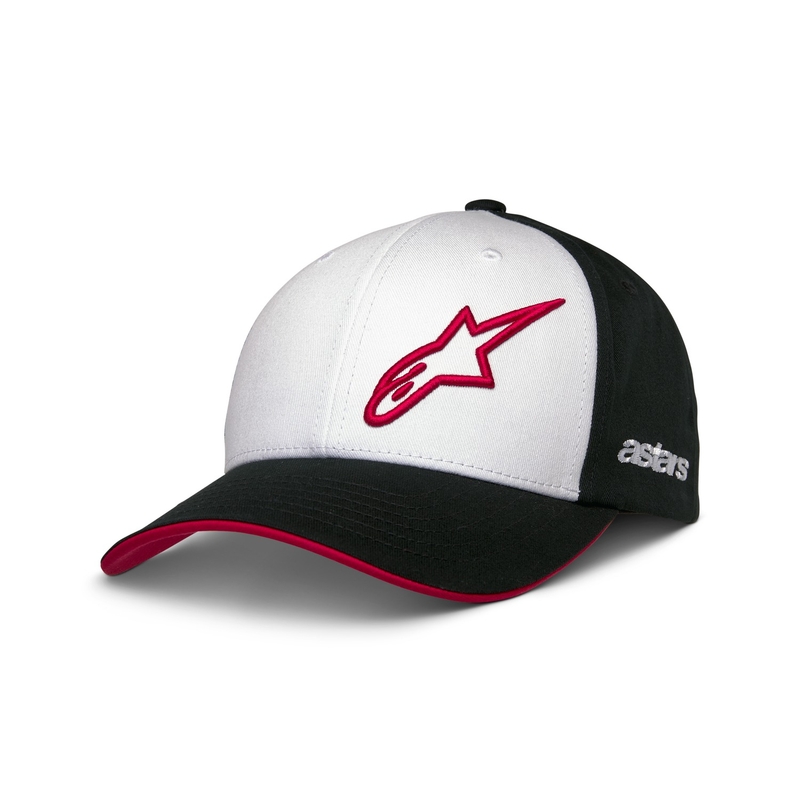 Alpinestars Sessionized Snapback Cap weiß-schwarz-rot