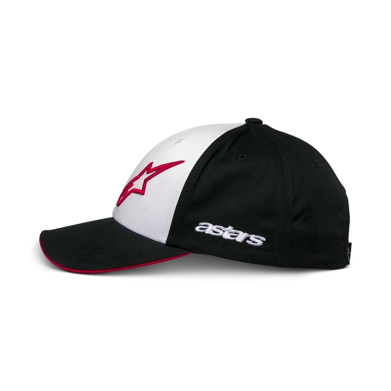 Alpinestars Sessionized Snapback Cap weiß-schwarz-rot