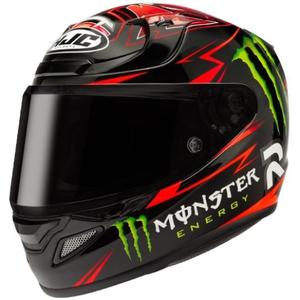 HJC RPHA 12 Quartararo Replica MC1 Schwarzer Integralhelm