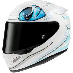 HJC RPHA 12 Light Fury Universeller weiß-blauer Integralhelm