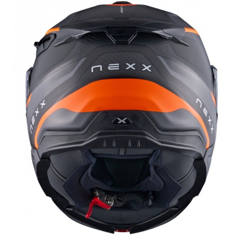 Klapphelm Motorrad Nexx X.Lifetour PRO Mile matt orange-grau Ausverkauf