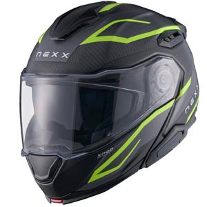 Klappbarer Motorradhelm Nexx X.Lifetour PRO Mile mattgrau-fluogelb