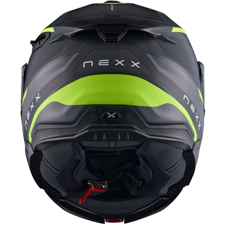 Klappbarer Motorradhelm Nexx X.Lifetour PRO Mile mattgrau-fluogelb