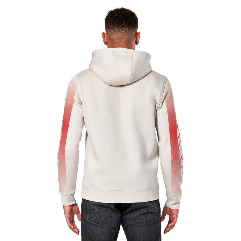 Alpinestars Arising Hoodie weiß offwhite-blau-rot