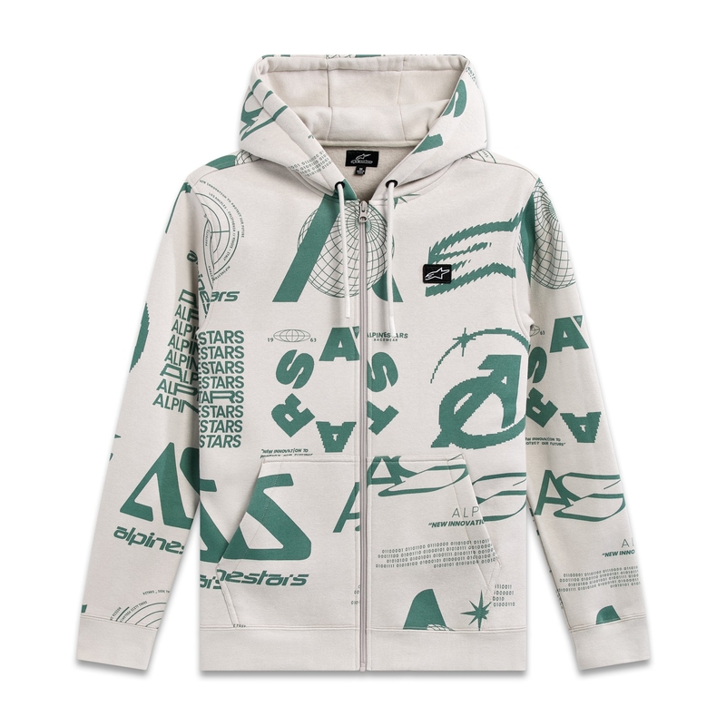 Alpinestars Determinant Hoodie weiß cremefarben