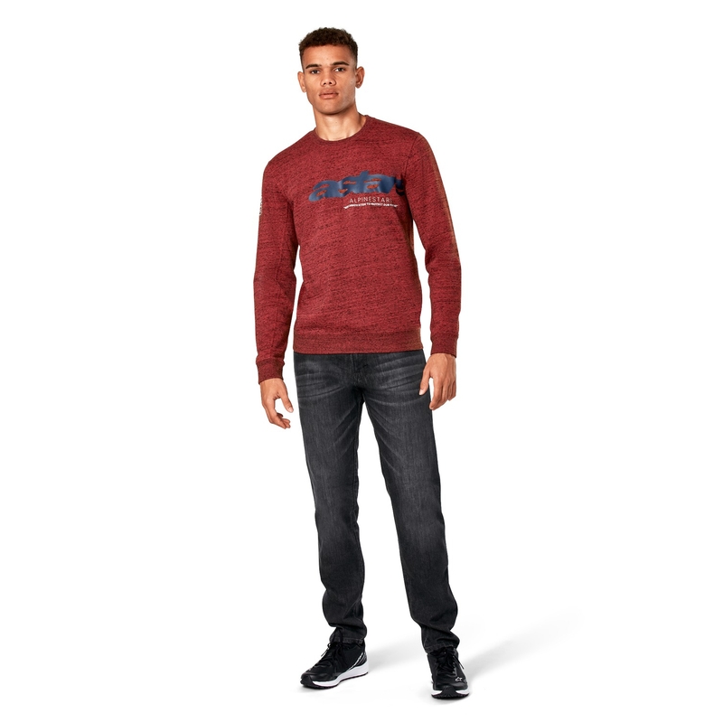 Alpinestars Episode Crew Fleece dunkelrot