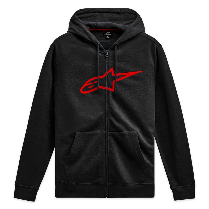 Alpinestars Ageless Zip Hoodie 3 schwarz-rot
