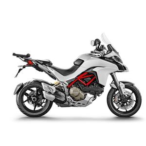 Complete set of aluminum cases SHAD TERRA, 37L topcase + 36L / 36L side cases, including mounting kit and plate SHAD DUCATI MULTISTRADA 950 / 1200 / 1260