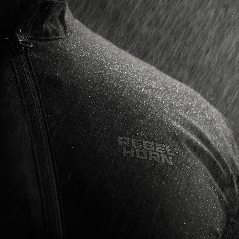 Rebelhorn In &amp; Out HydraShield PRO wasserdichte Jacke Schwarz