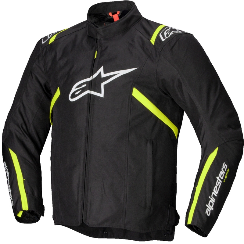 Alpinestars T-SPS 2 Wasserdichte Motorradjacke Schwarz-Weiß-Fluogelb