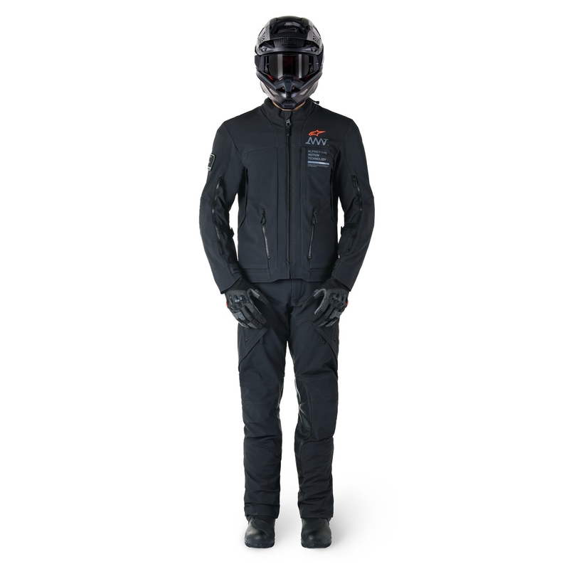 Alpinestars AMT-8 Stretch Drystar XF Motorradjacke Schwarz