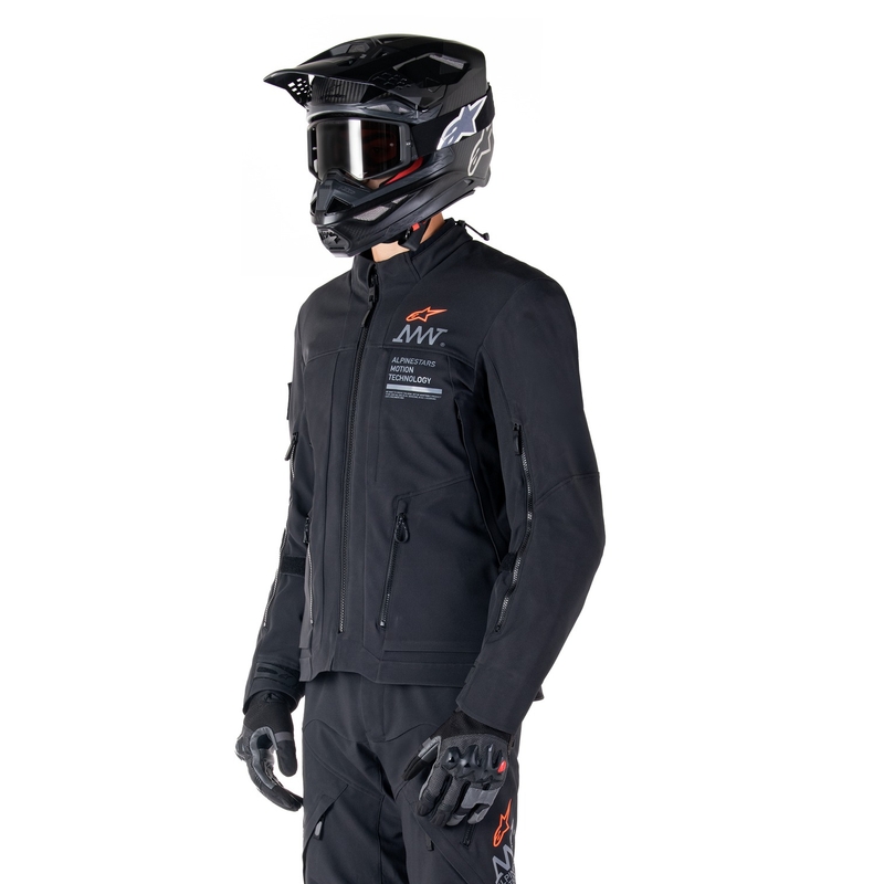 Alpinestars AMT-8 Stretch Drystar XF Motorradjacke Schwarz