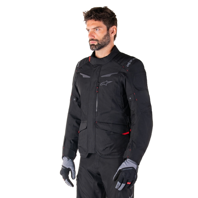Alpinestars ST-1 Wasserdichte Motorradjacke schwarz