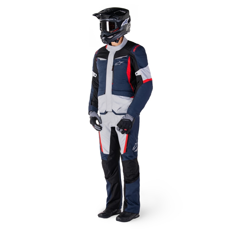 Alpinestars ST-1 Wasserdichte Motorradjacke dunkelblau-schwarz-rot