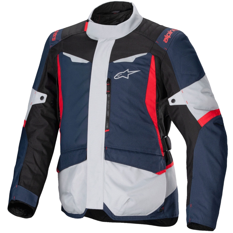 Alpinestars ST-1 Wasserdichte Motorradjacke dunkelblau-schwarz-rot