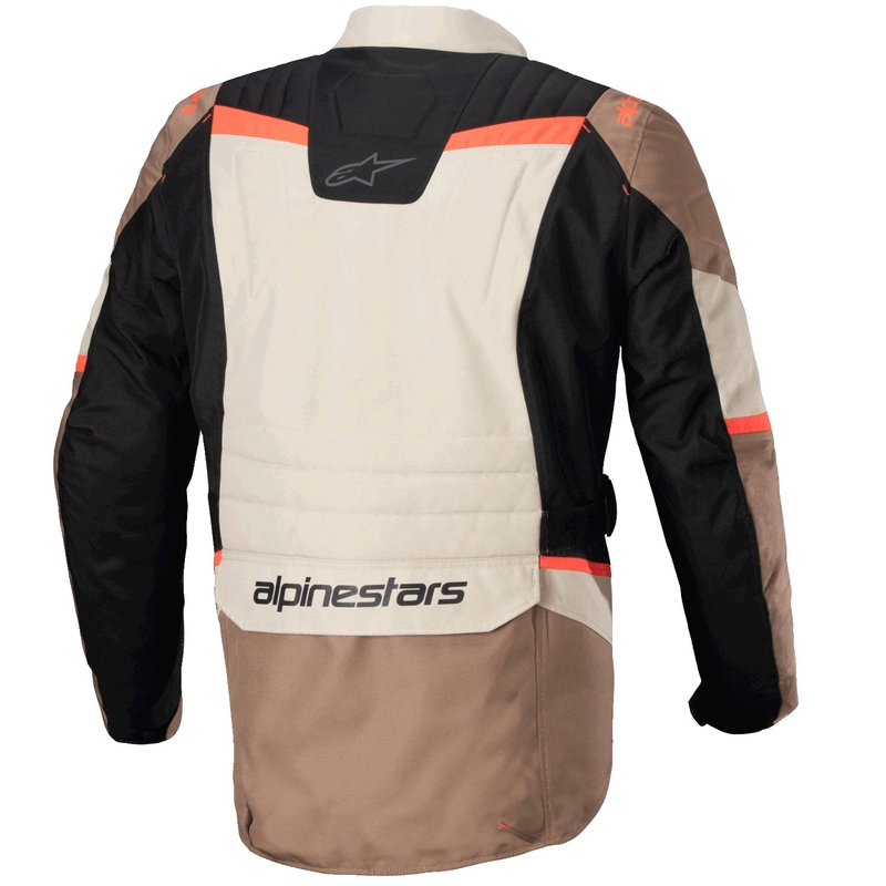 Alpinestars ST-1 Wasserdichte Motorradjacke Khaki-Sand-Schwarz-Fluorot