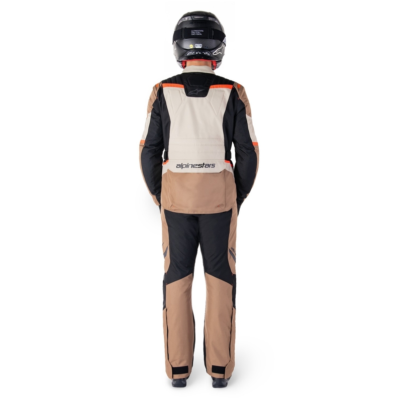 Alpinestars ST-1 Wasserdichte Motorradjacke Khaki-Sand-Schwarz-Fluorot