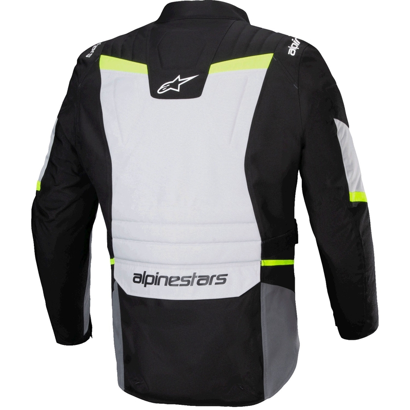 Alpinestars ST-1 Wasserdichte Motorradjacke grau-schwarz-fluogelb