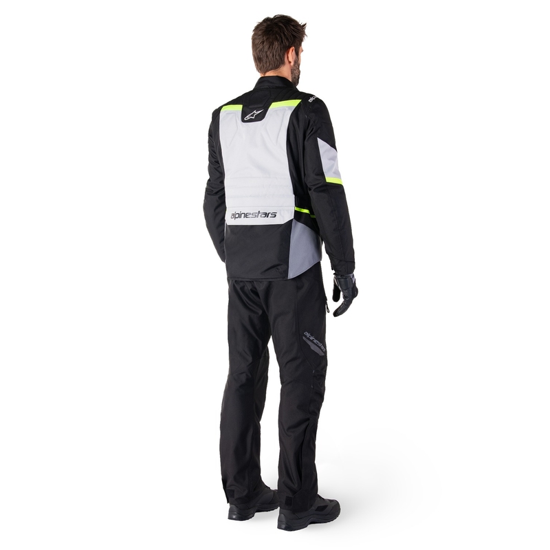Alpinestars ST-1 Wasserdichte Motorradjacke grau-schwarz-fluogelb
