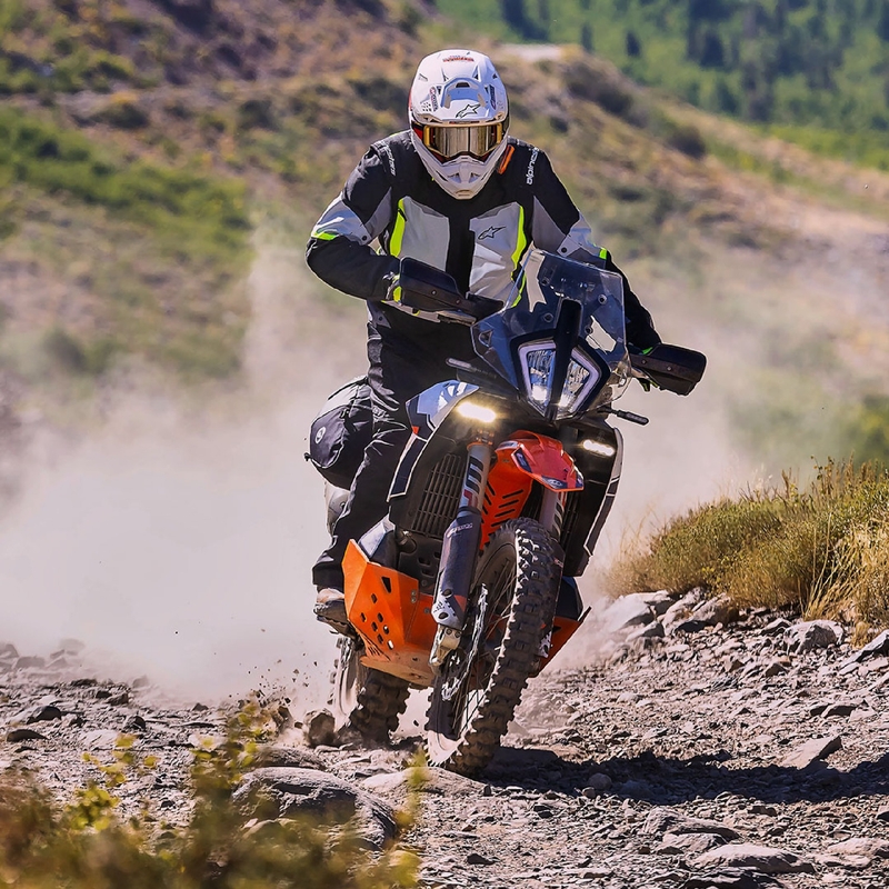 Alpinestars ST-1 Wasserdichte Motorradjacke grau-schwarz-fluogelb