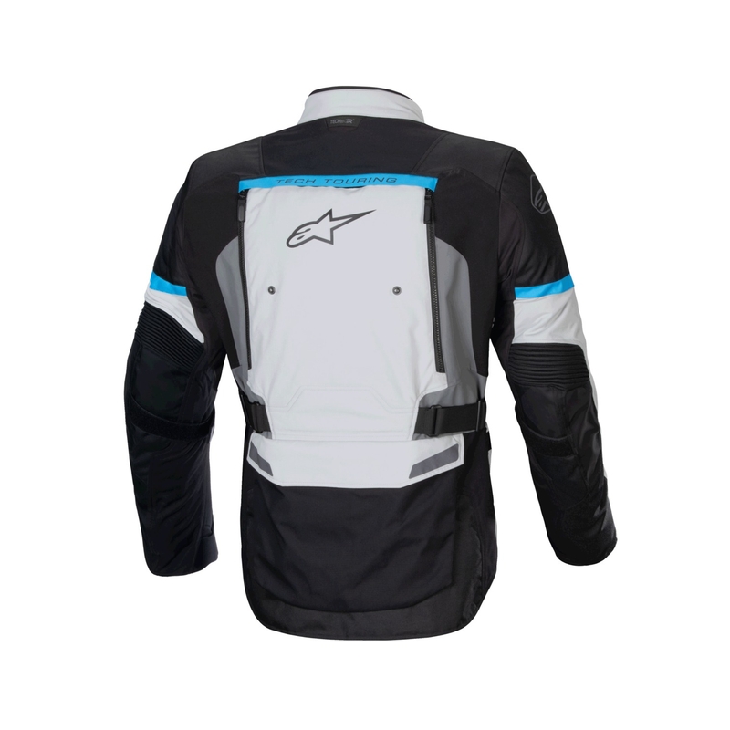 Alpinestars Bogota PRO Drystar Motorradjacke grau-schwarz-blau
