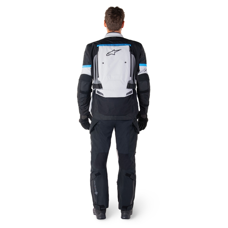 Alpinestars Bogota PRO Drystar Motorradjacke grau-schwarz-blau