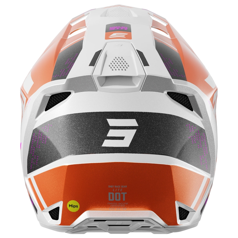 Motocross-Helm Shot Lite Ultra perlorange