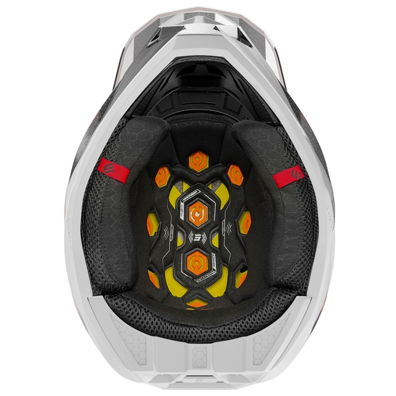 Motocross-Helm Shot Lite Ultra perlorange