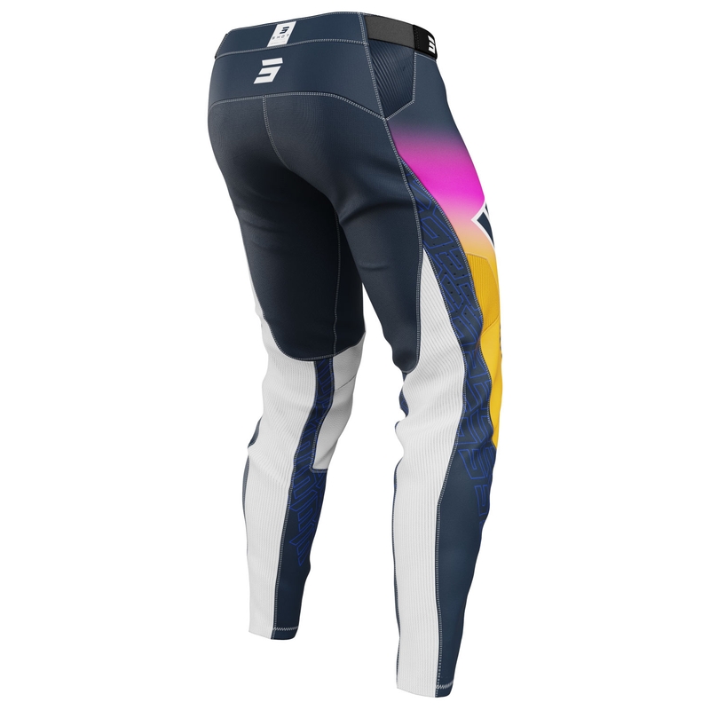 Motocross-Hose Shot Aerolite Ultra blau-orange-rosa