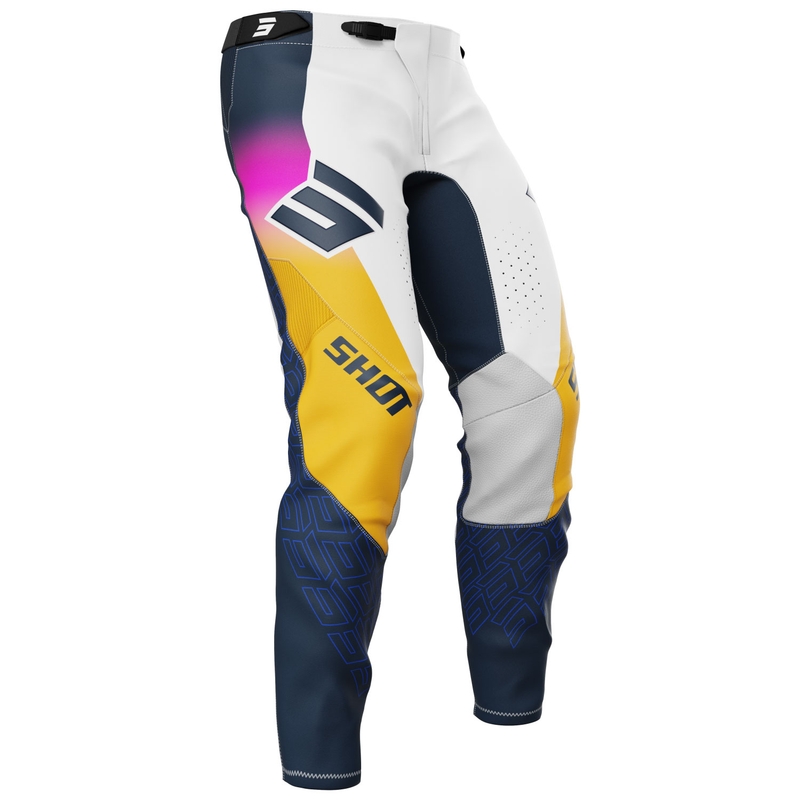 Motocross-Hose Shot Aerolite Ultra blau-orange-rosa