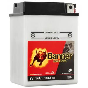 Blei-Säure-Motorradbatterie Banner Bike Bull 013 14 / BB38-6A - B38-6A 6V, 14Ah, 104A