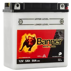 Blei-Säure-Motorradbatterie Banner Bike Bull 505 12/BB5L-B - YB5L-B 12V, 5Ah, 50A