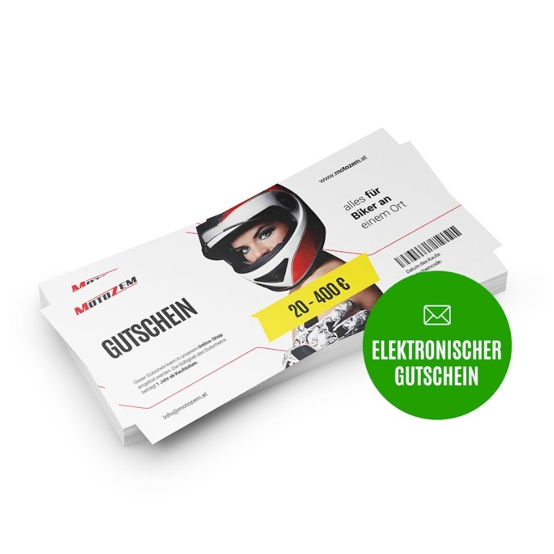 Elektronischer Geschenkgutschein Motozem EUR