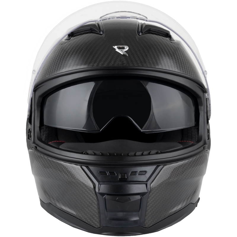 Street Racer Titan Carbon Integralhelm, Schwarz