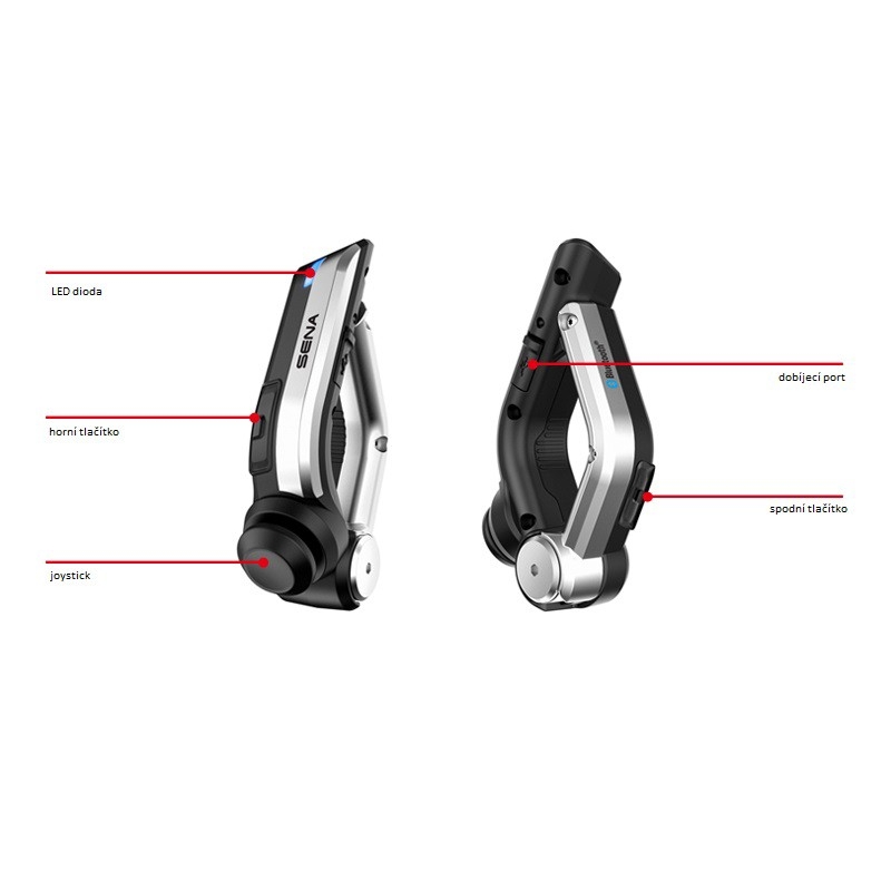 Lenkerfernbedienung für Bluetooth-Gegensprechanlagen SENA 20S/ 10U/ 10S/ 10R/ 10C