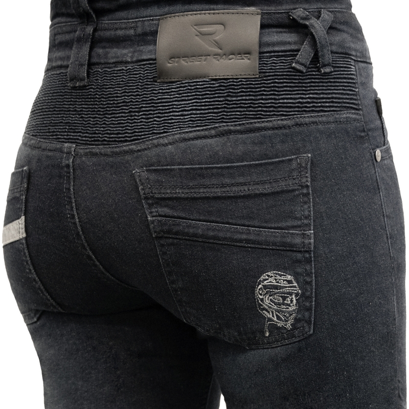Damenjeans Street Racer Spike II schwarz