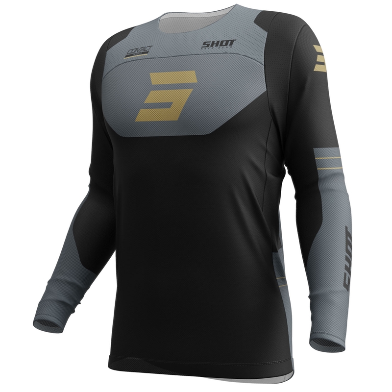 Motocross-Trikot Shot Contact Shield gold