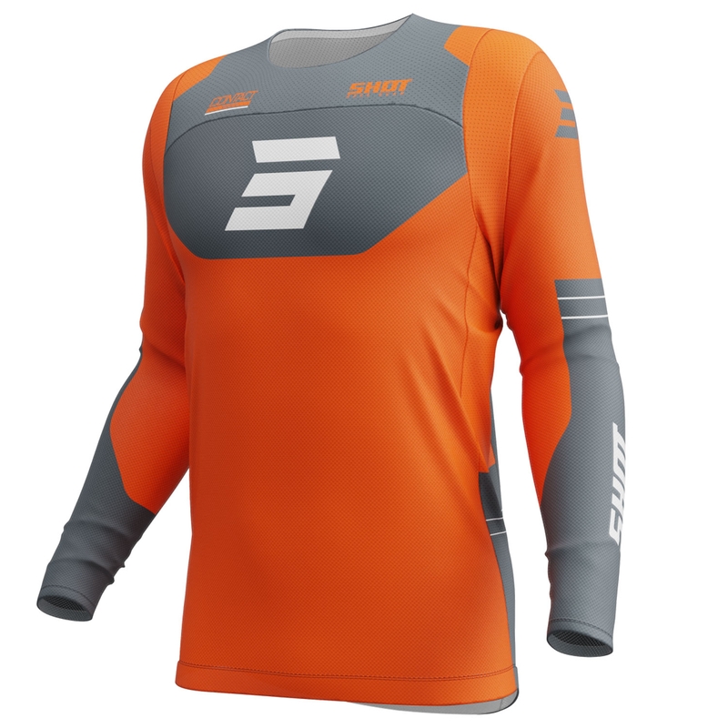 Motocross-Trikot Shot Contact Shield orange