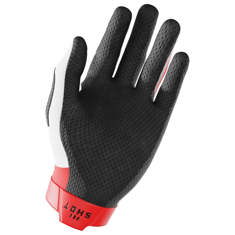 Shot Lite Pro Motocross-Handschuhe rot
