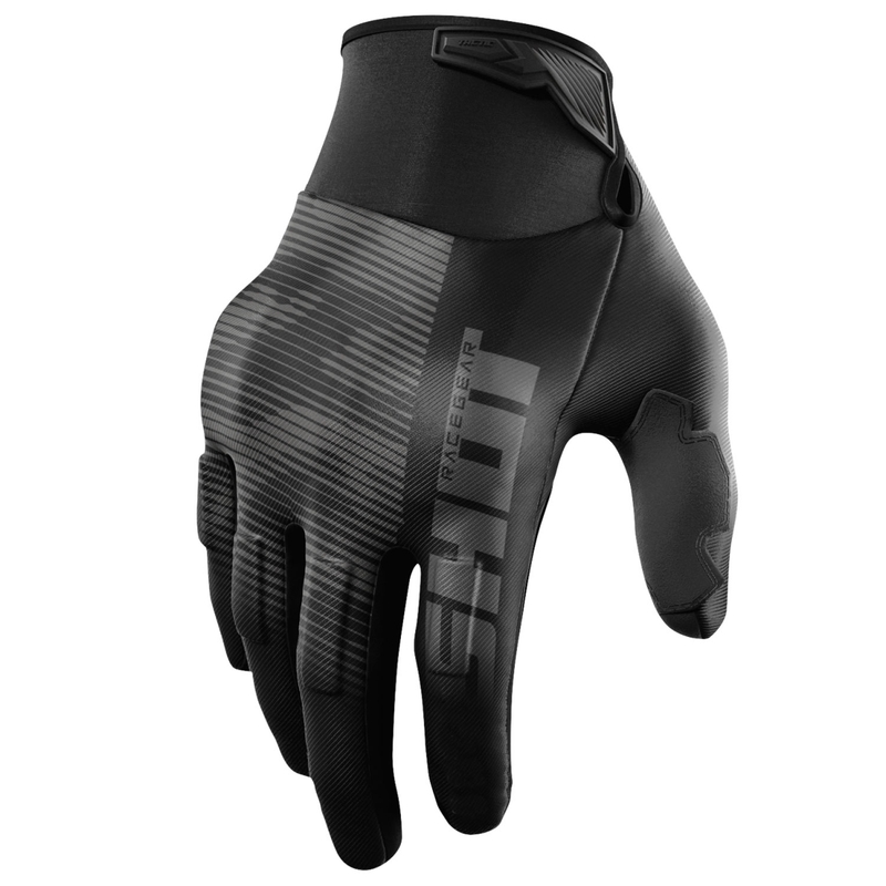 Motocross-Handschuhe Shot Drift Tactic schwarz-grau