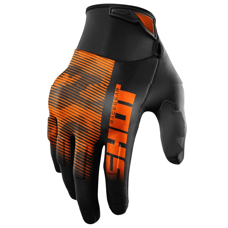 Motocross-Handschuhe Shot Drift Tactic fluo orange
